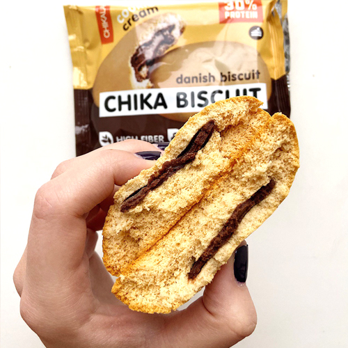 Chikalab Бисквитное печенье с начинкой Chika Biscuit 50 грамм