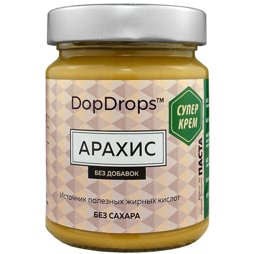 DopDrops Арахисовая паста СуперКрем без добавок