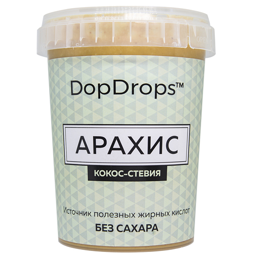 DopDrops Арахисовая паста кокос стевия