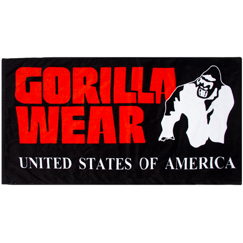 Gorilla Wear Функциональное полотенце Black/Red