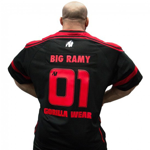 Gorilla Wear Футболка Athlete Big Ramy Black/Red