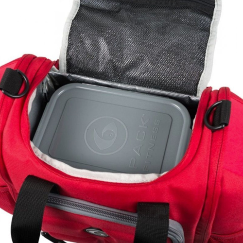 Six Pack Fitness Сумка для контейнеров с едой Innovator Mini Red/Grey