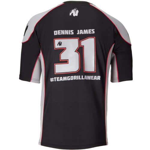 Gorilla Wear Футболка Athlete Dennis James 2.0 Black/Gray