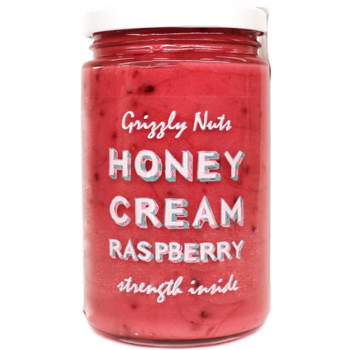 Grizzly Nuts Honey Cream Raspberry Кремовый мёд с малиной