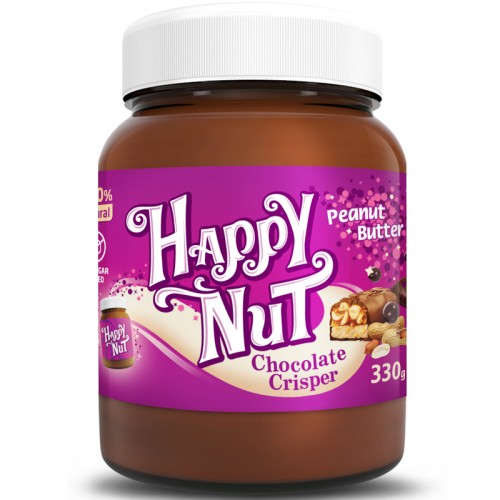 Happy Life Happy Nut Chocolate Crisper Арахисовая паста шоколадный кранч
