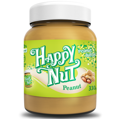 Happy Life Happy Nut Crunchy Арахисовая паста с кусочками арахиса