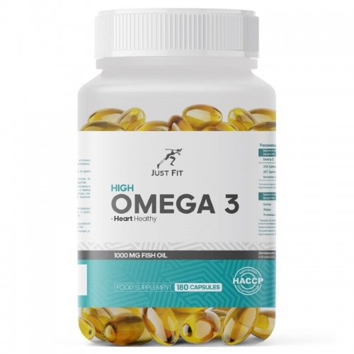 Just fit High Omega-3 Fish oil 180 капс.