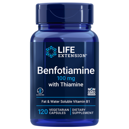 Life Extension Benfotiamine with Thiamine 100 mg 120 вег. капс.