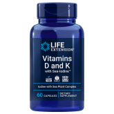 Life Extension Vitamins D and K with Sea-Iodine™ 60 капс.