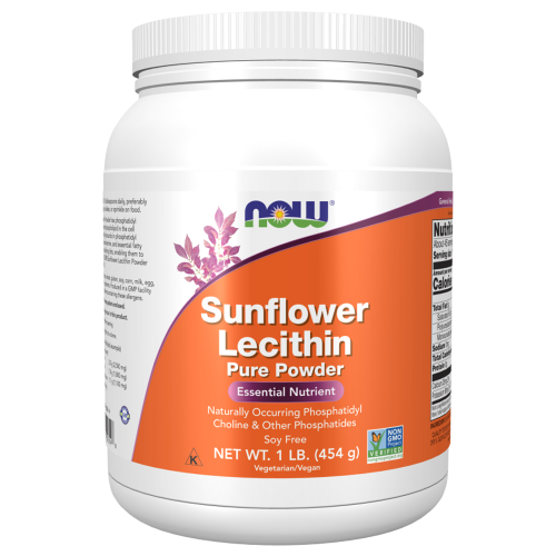 Now Foods Sunflower Lecithin Pure Powder 454 грамм