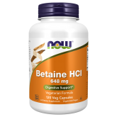 Now Foods Betaine HCl 648 mg 120 вег. капс.