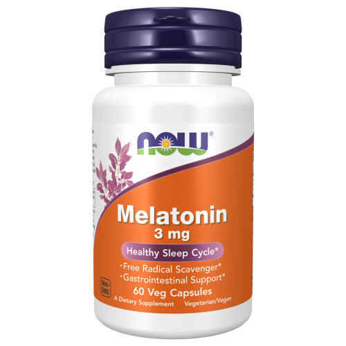 Now Foods Melatonin 3 mg 60 вег. капс.