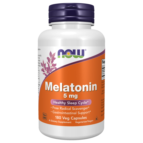Now Foods Melatonin 5 mg 180 вег. капс.