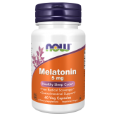 Now Foods Melatonin 5 mg 60 вег. капс.