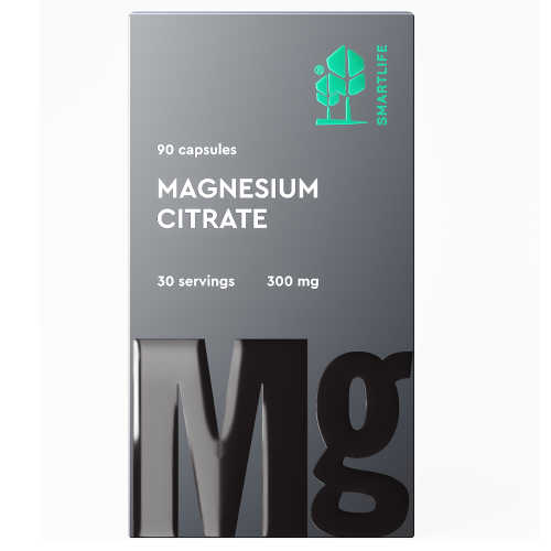 SmartLife Magnesium Citrate 90 капсул