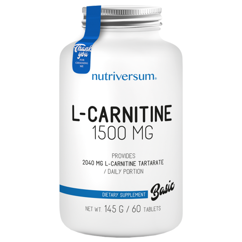 Nutriversum L-carnitine 1500 mg 60 табл.