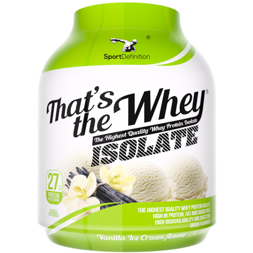 Sport Definition That`s the Whey Isolate