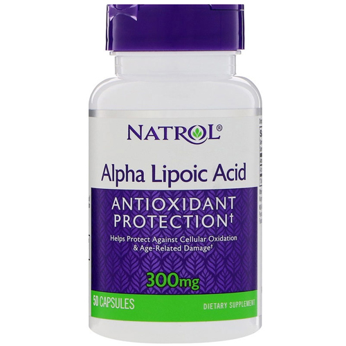 Natrol Alpha Lipoic Acid 300 mg 50 капс