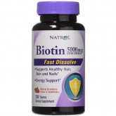 Natrol Biotin 5000 mcg Fast Dissolve Natrol