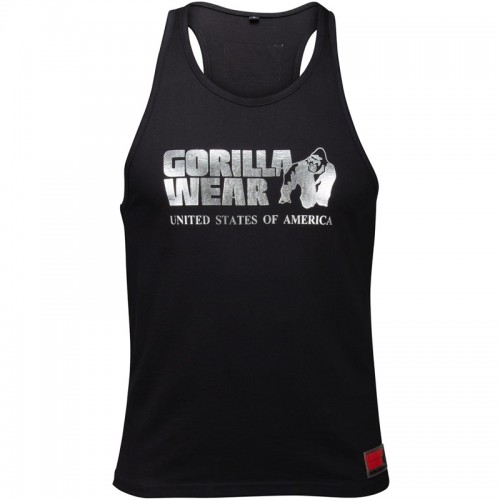 Gorilla Wear Майка Classic Black/Silver