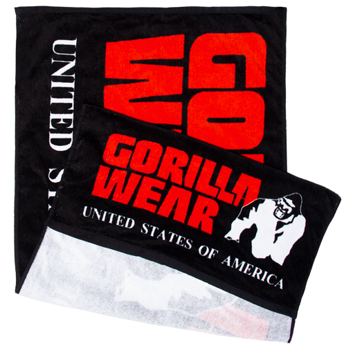 Gorilla Wear Функциональное полотенце Black/Red