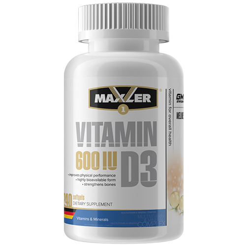 Maxler Vitamin D3 600 IU 240 капс.