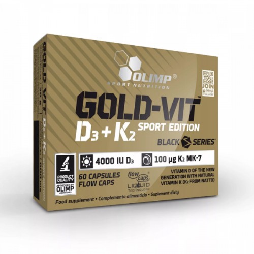 Olimp Sport Nutrition Gold-Vit D3+K2 Sport Edition 60 капс