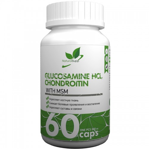 NaturalSupp Glucosamine HCL, Chondroitin, MSM