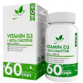 NaturalSupp Vitamin D3 + Beta-carotene