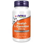 NOW Foods Acetyl L-Carnitine 500 mg 50 капс.