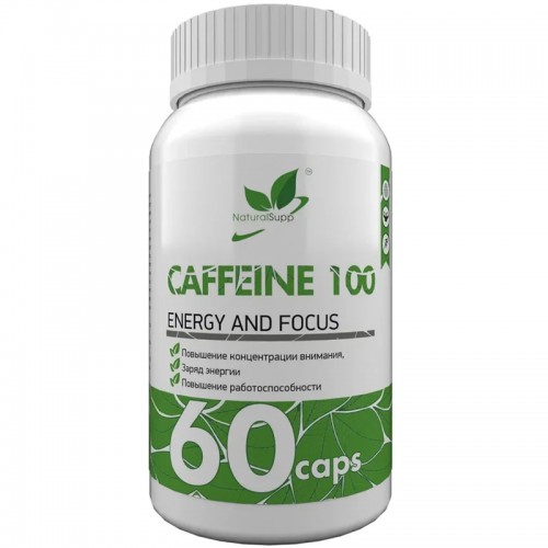 NaturalSupp Caffeine 100 60 капс