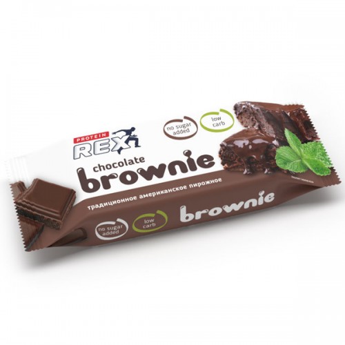 ProteinRex Пирожное протеиновое Brownie 50 грамм