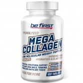 Be First Mega Collagen + hyaluronic acid + vitamin C 120 табл