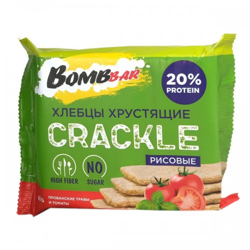 Bombbar Хлебцы хрустящие Crackle 60 грамм
