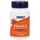 Now Foods Vitamin A 10000 100 капс.