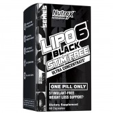 Nutrex Lipo 6 Black Ultra Concentrate Stim Free 60 капс.