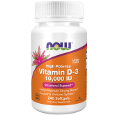Now Foods Vitamin D-3 10000 IU 240 гел.капс