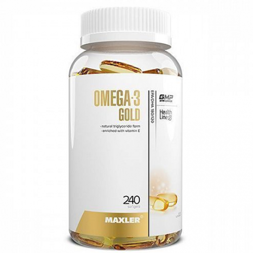 Maxler Omega-3 Gold EU 240 капс.