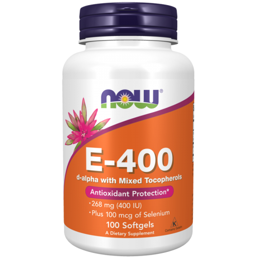 Now Foods E-400 Mixed + Selenium 100 капсул