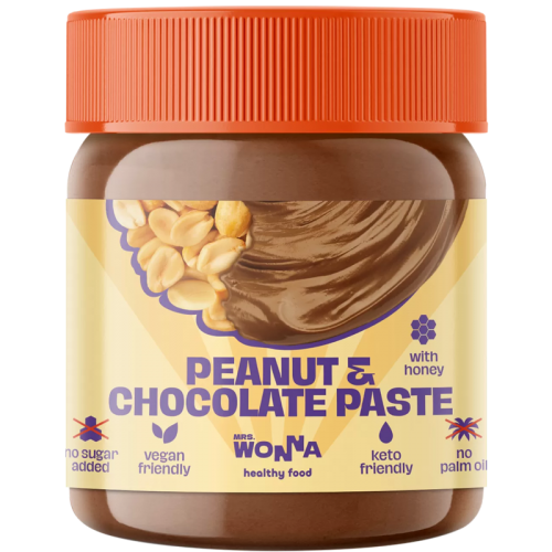 Mrs.wonna Арахисовая паста Peanut & Chocolate Paste 550 грамм