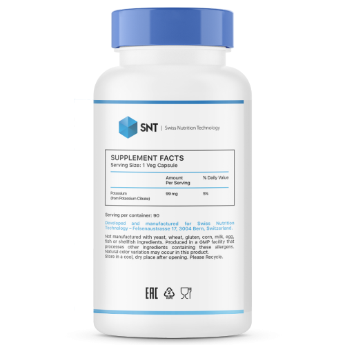 SNT Potassium Citrate 90 растительных капсул