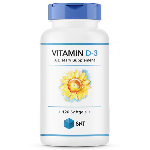 SNT Vitamin D-3 5000 IU 120 капсул
