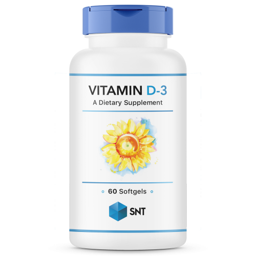 SNT Vitamin D-3 5000 IU 60 капсул