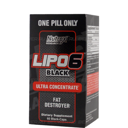 Nutrex Lipo-6 Black Ultra Concentrate International 60 капс.