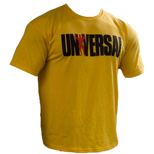 Universal Nutrition Футболка Universal logo t-shirt Yellow
