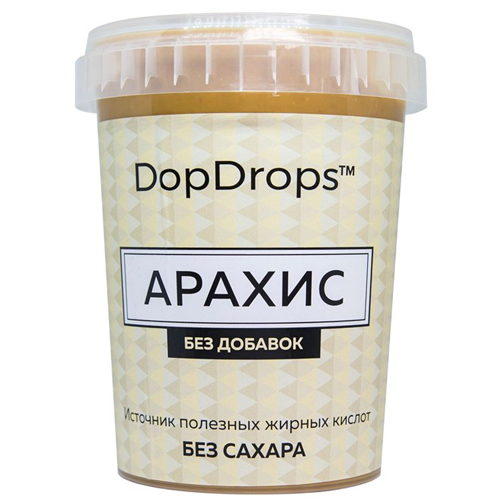 DopDrops Протеиновая паста Арахис без добавок