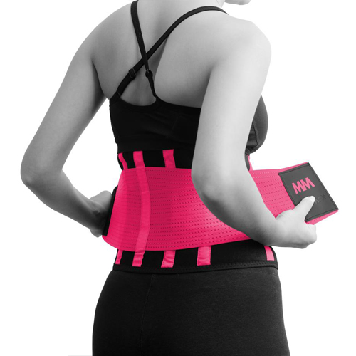 Пояс-корсет Slimming Belt MFA 277 Black/Neon Pink