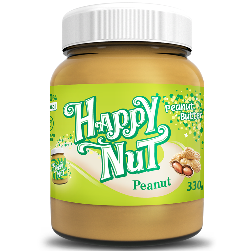 Happy Nut Peanut Арахисовая паста натуральная