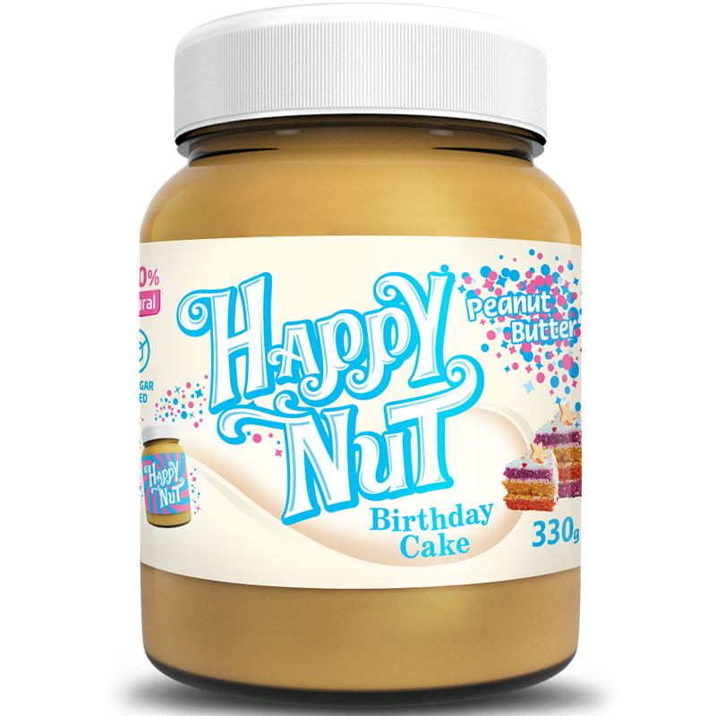 Happy Nut Birthday Cake Арахисовая паста Праздничный торт