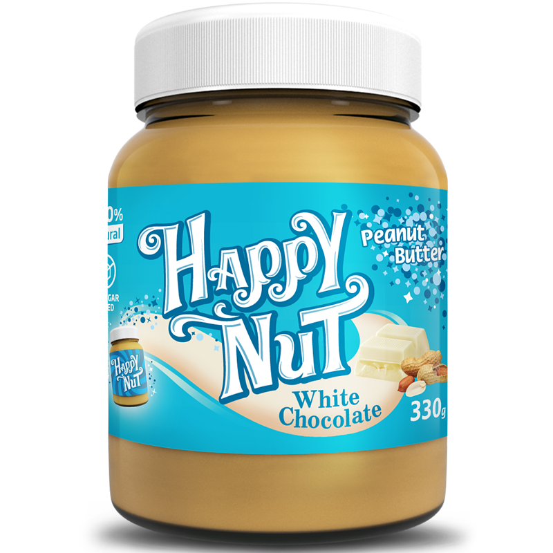 Happy Nut White Chocolate Арахисовая паста с белым шоколадом